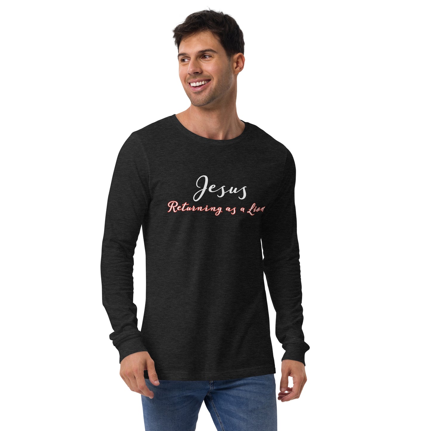 Jesus Returning as a King Unisex Long Sleeve Tee