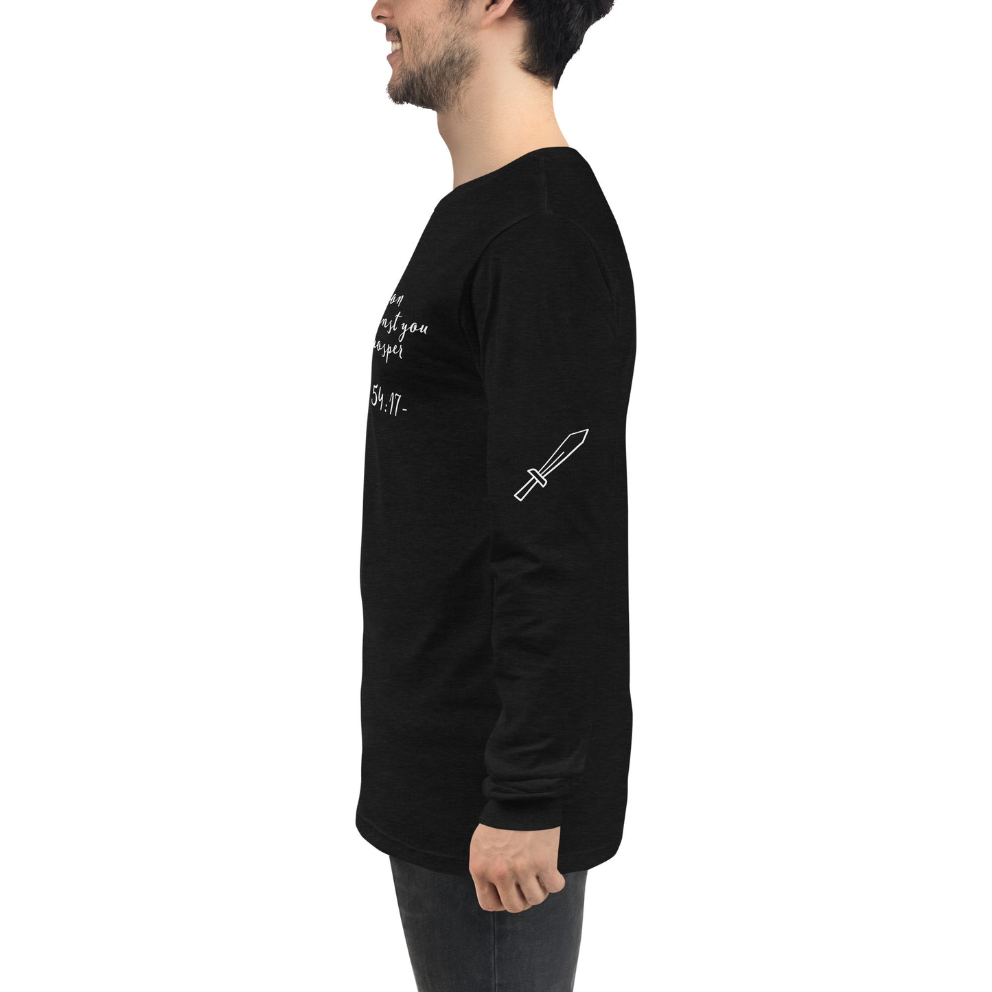 No Weapon Formed Unisex Long Sleeve Tee