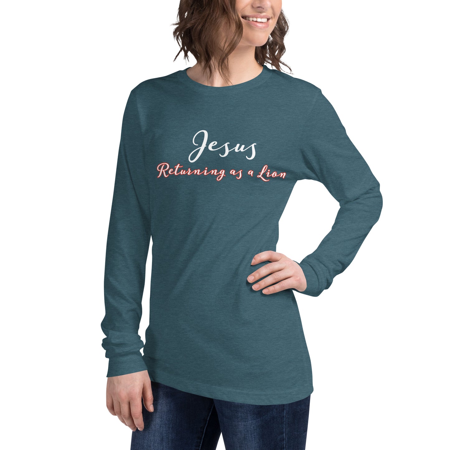 Jesus Returning as a King Unisex Long Sleeve Tee