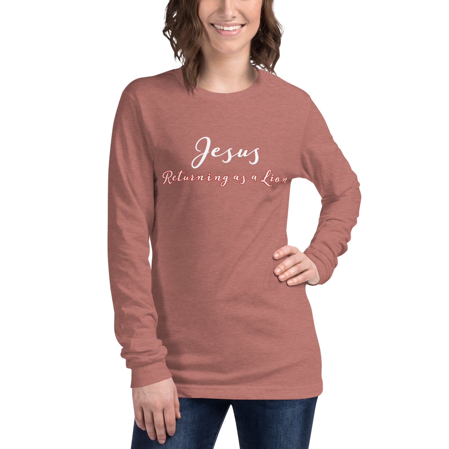 Jesus Returning as a King Unisex Long Sleeve Tee