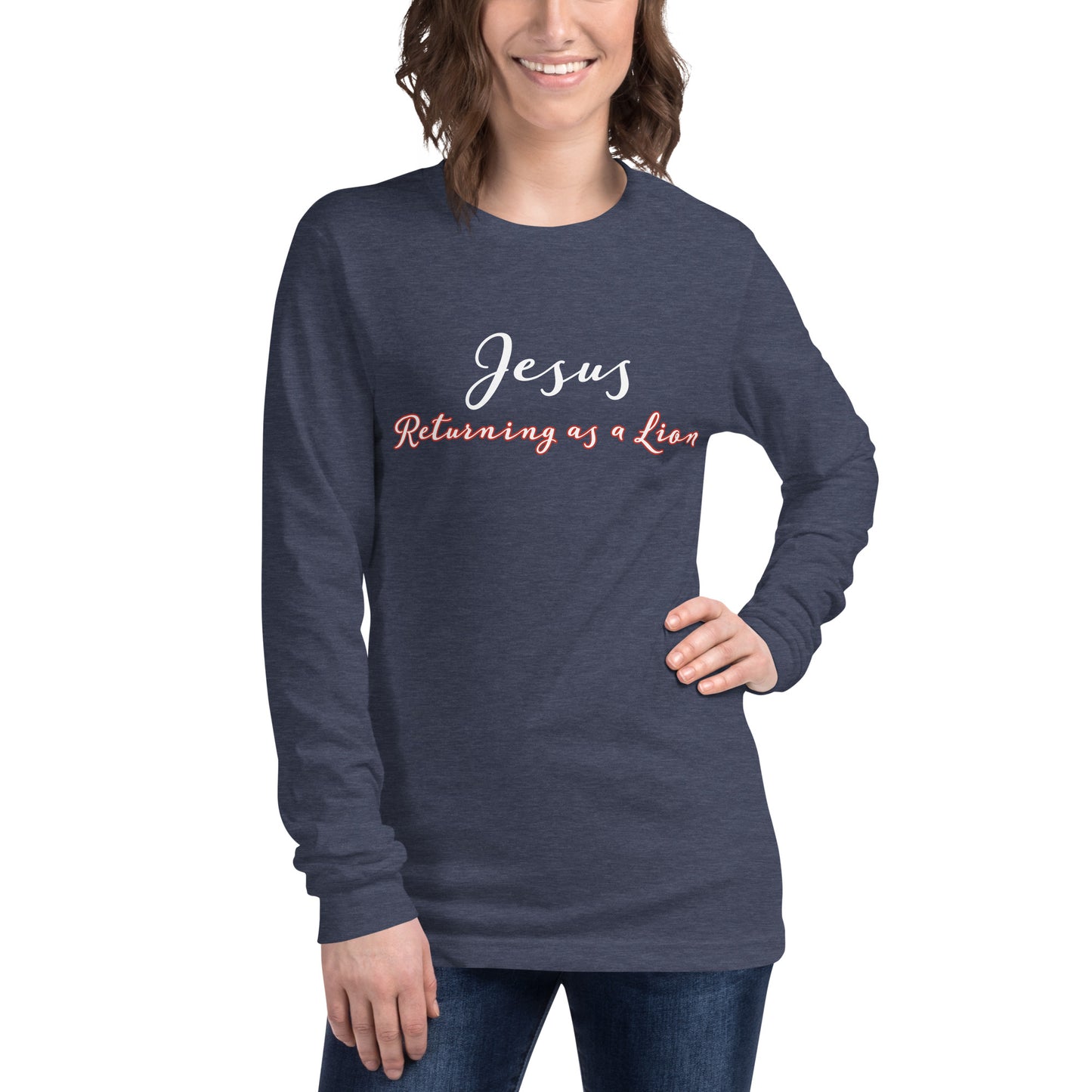 Jesus Returning as a King Unisex Long Sleeve Tee