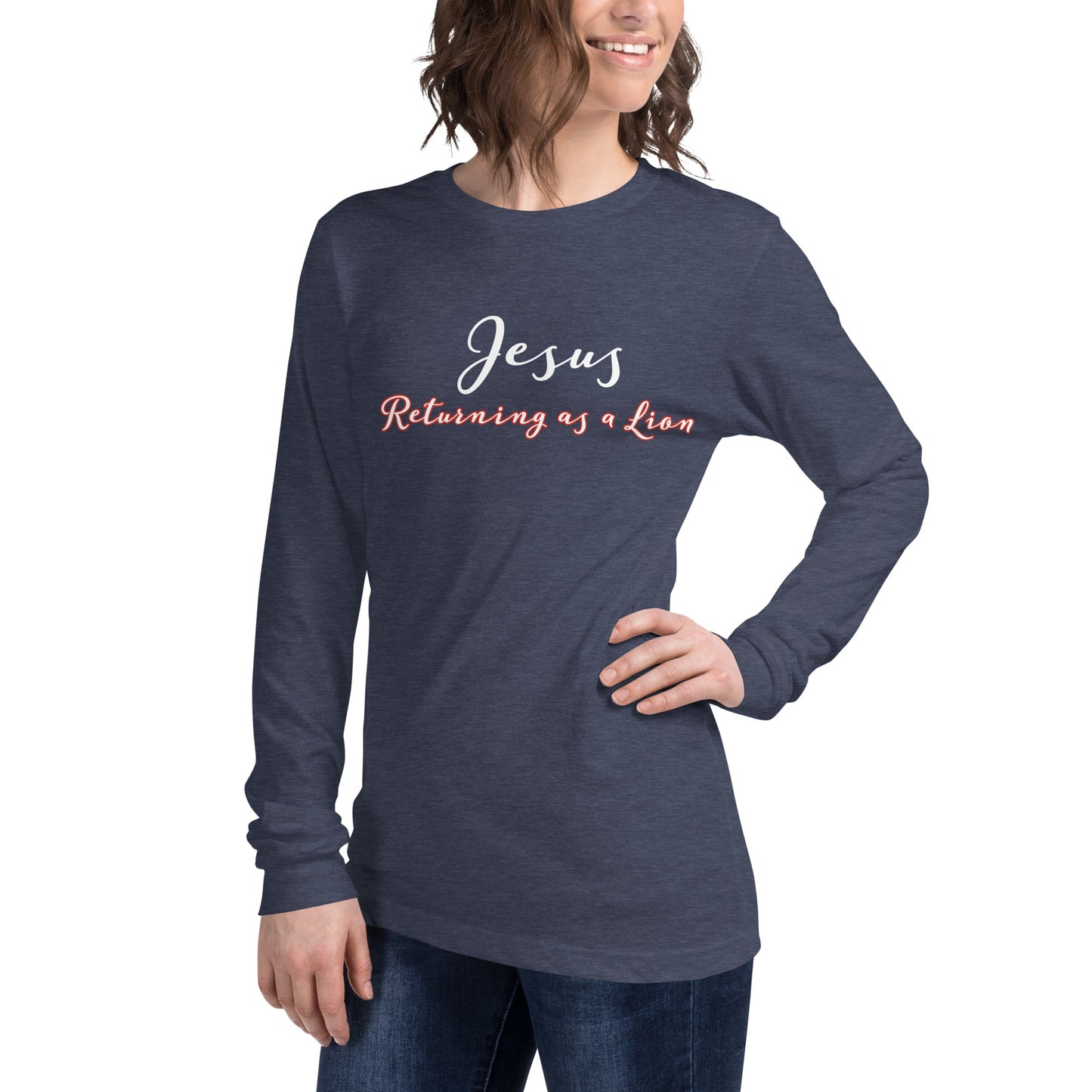 Jesus Returning as a King Unisex Long Sleeve Tee