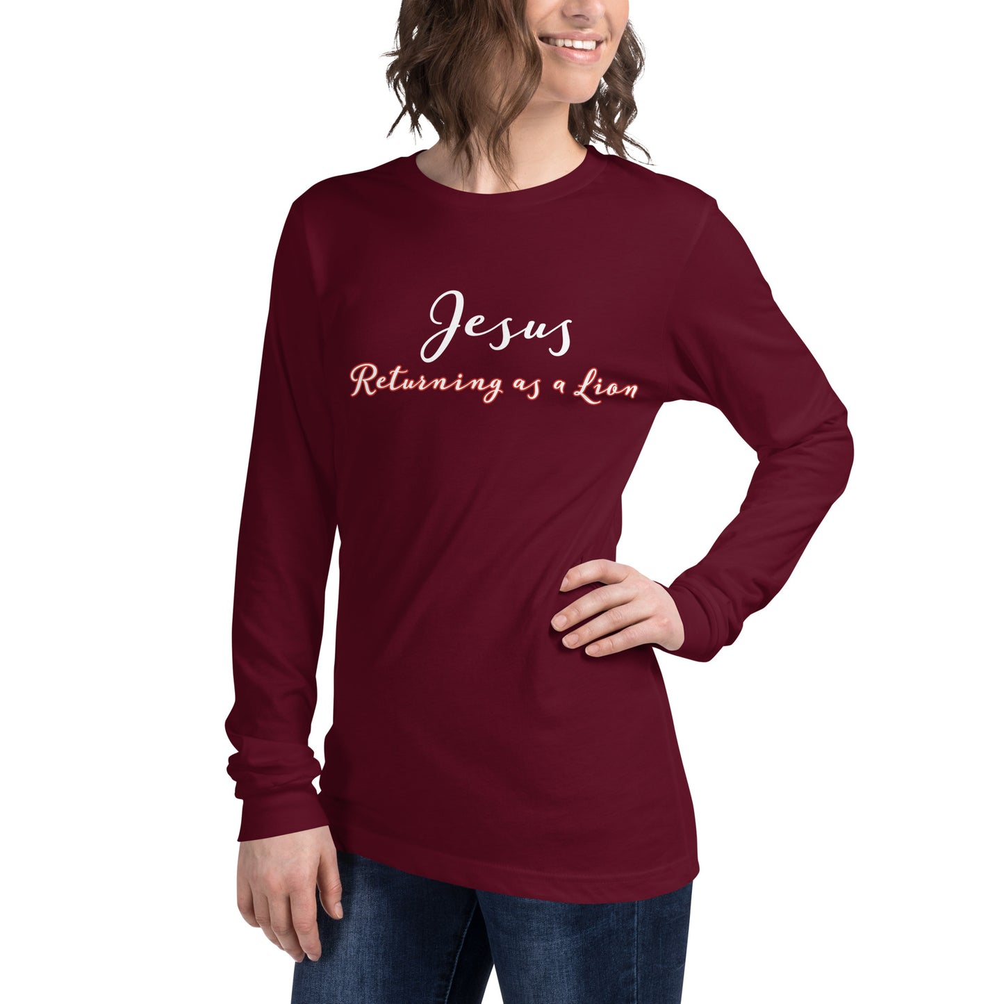 Jesus Returning as a King Unisex Long Sleeve Tee