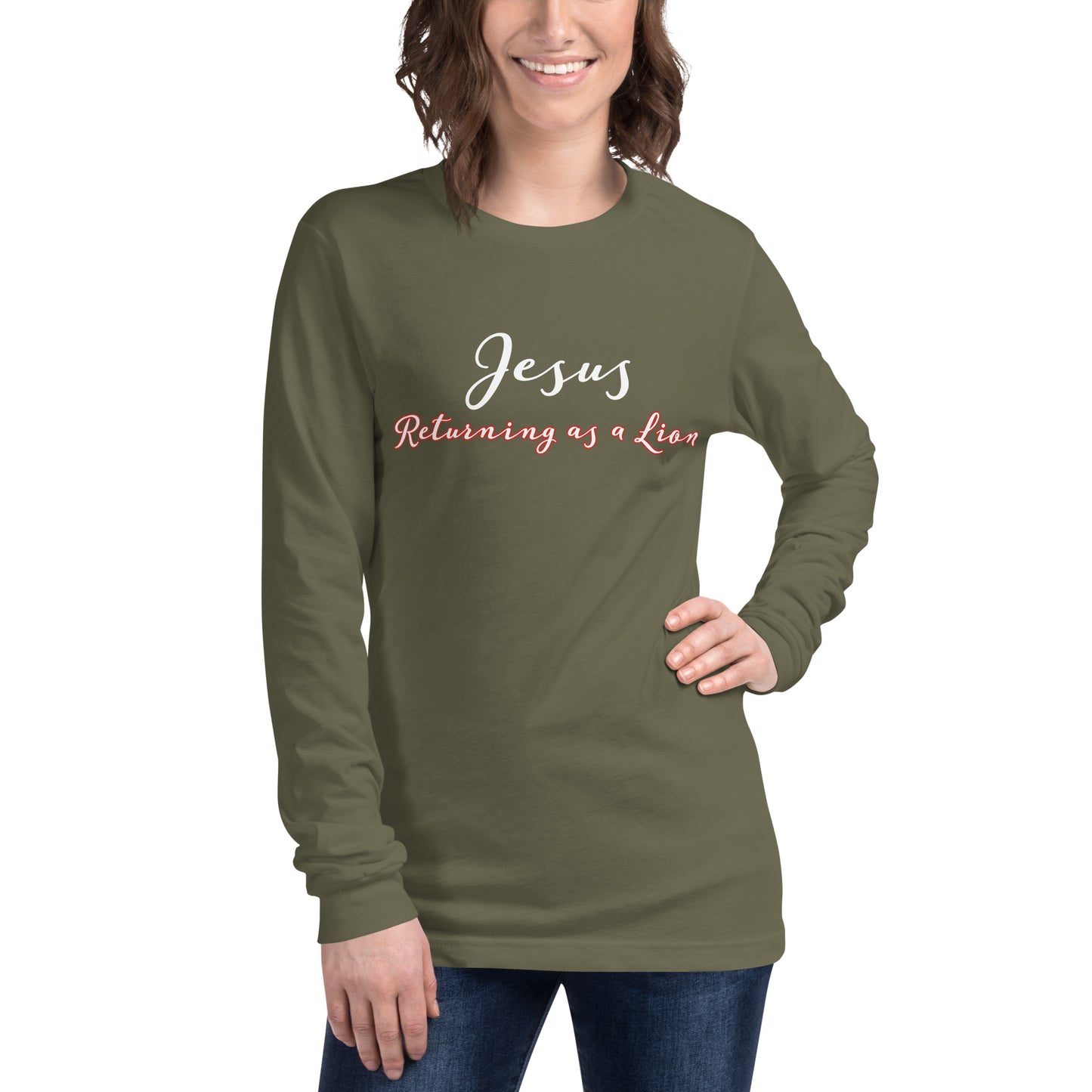 Jesus Returning as a King Unisex Long Sleeve Tee