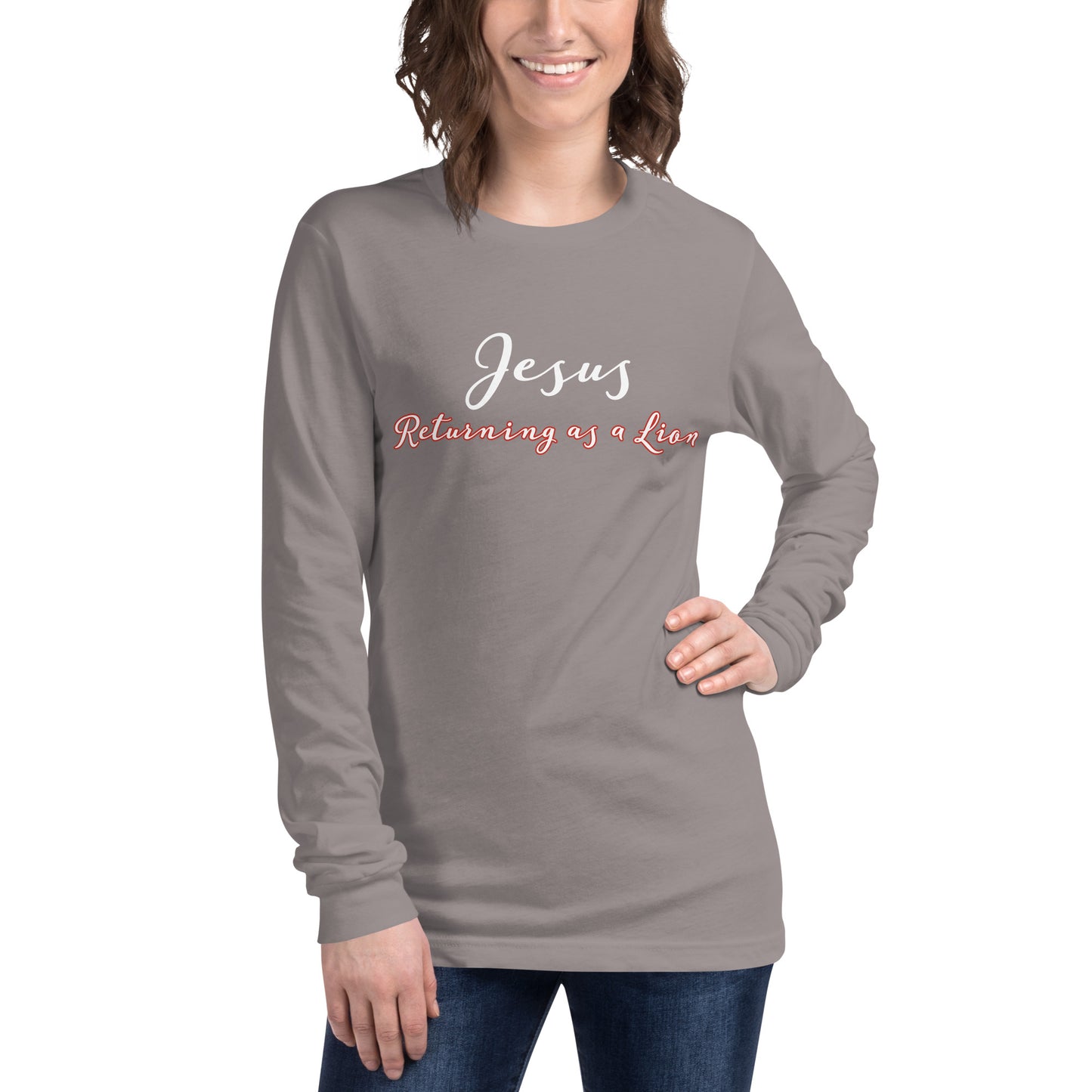 Jesus Returning as a King Unisex Long Sleeve Tee