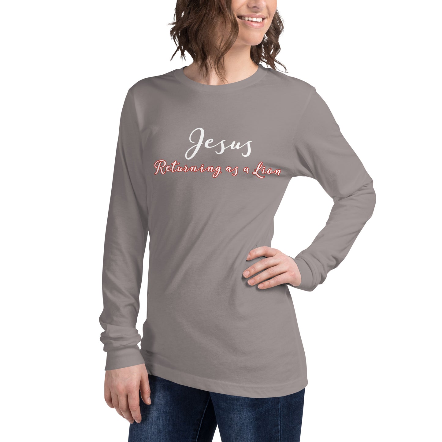 Jesus Returning as a King Unisex Long Sleeve Tee