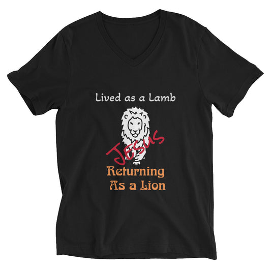 Returning As a Lion V-Neck T-Shirt