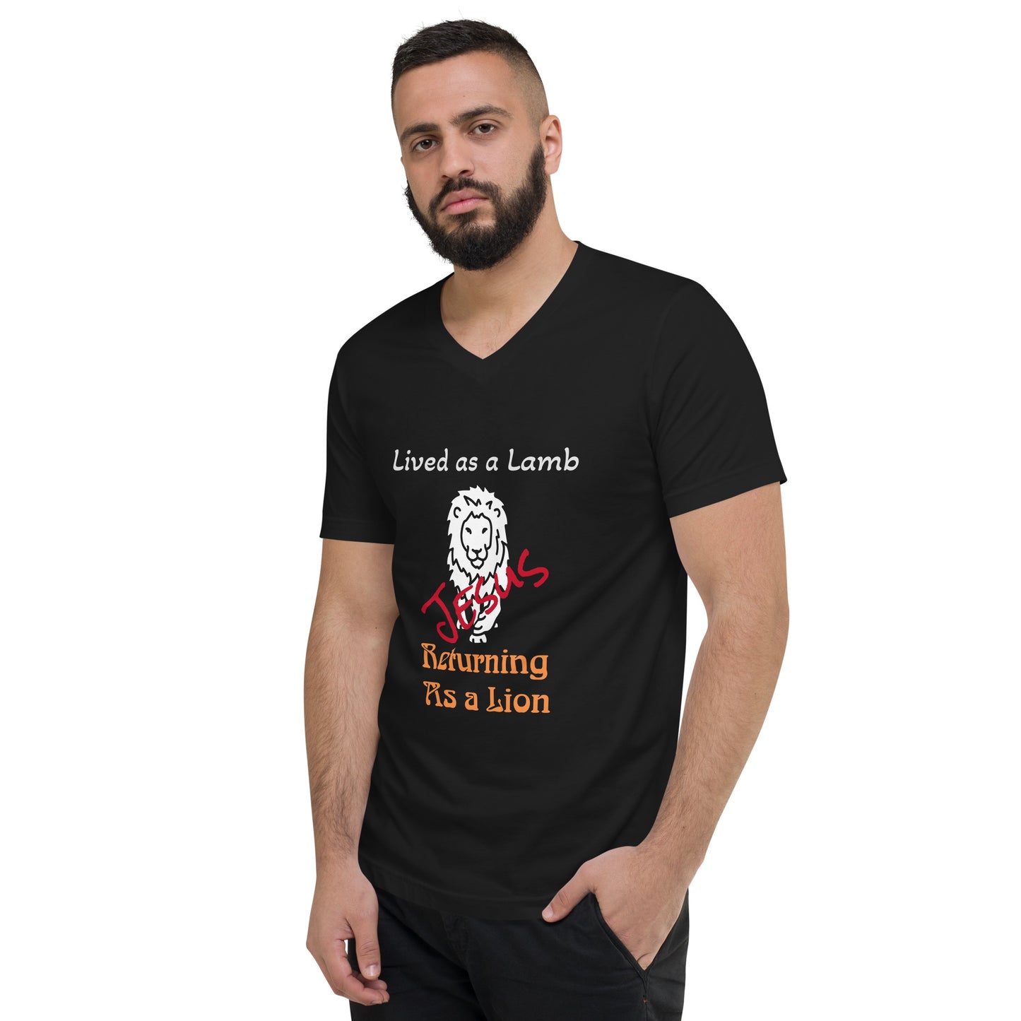 Returning As a Lion V-Neck T-Shirt