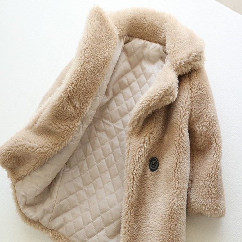 Kids Autumn And Winter Furry Coat