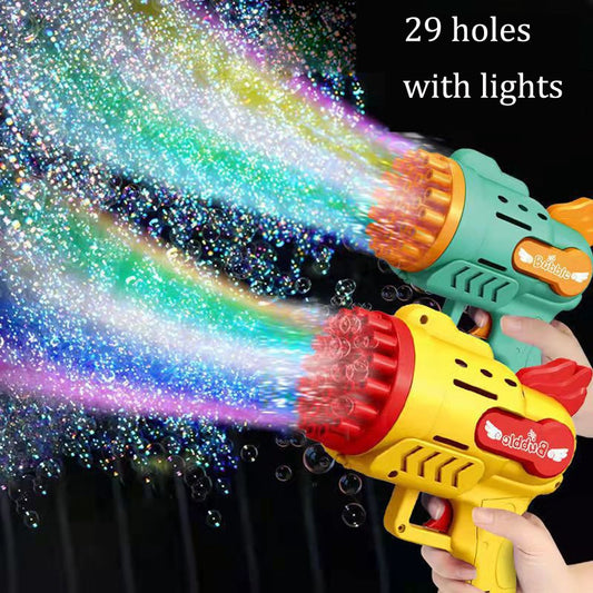 LED Light Bubble Gun